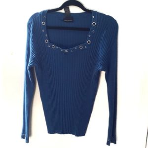 🌻 Lane Bryant Blue Sweater Plus Size- A004